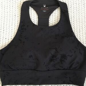 SPYDER  ACTIVE SPORTS BRA/ SIZE LARGE, BLACK